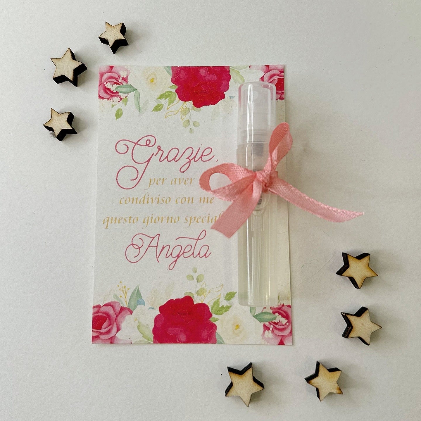 Tag con Mini Profumo