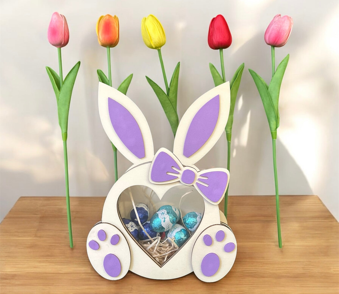 Coniglietto di Pasqua in Legno