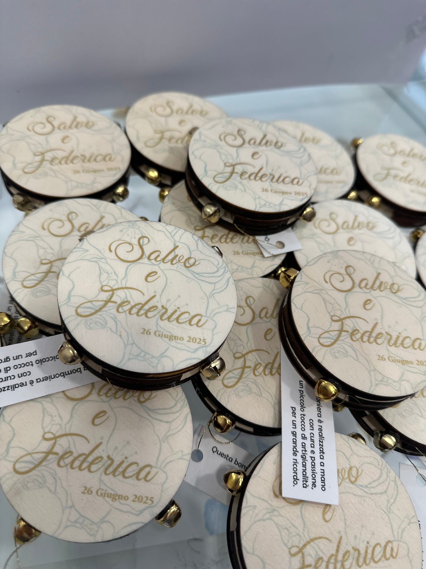 Tamburelli personalizzati