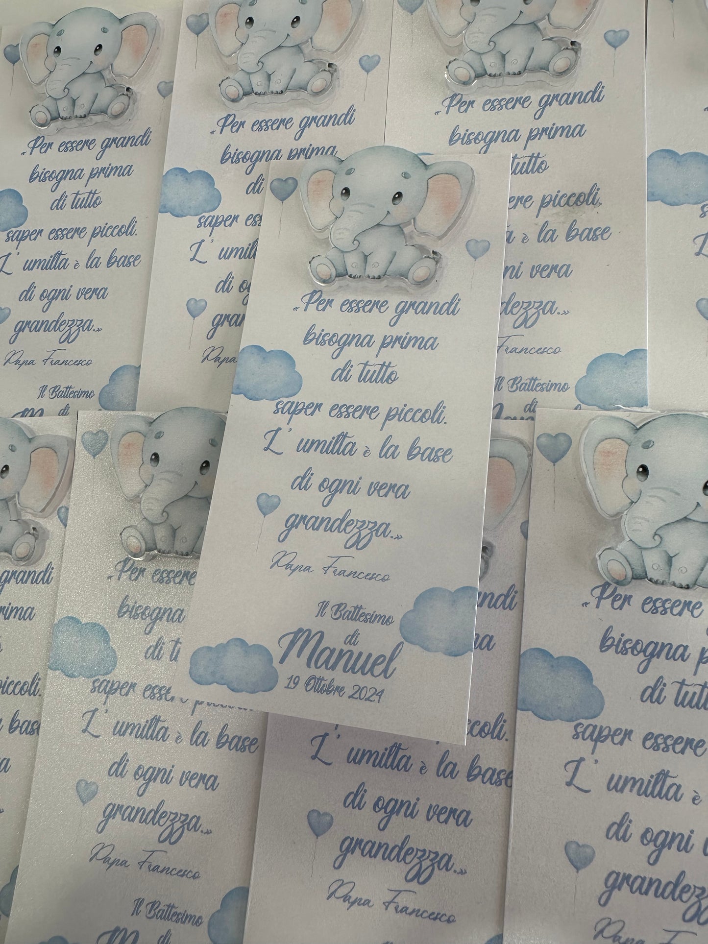 Segnaposto con tag in plexiglass