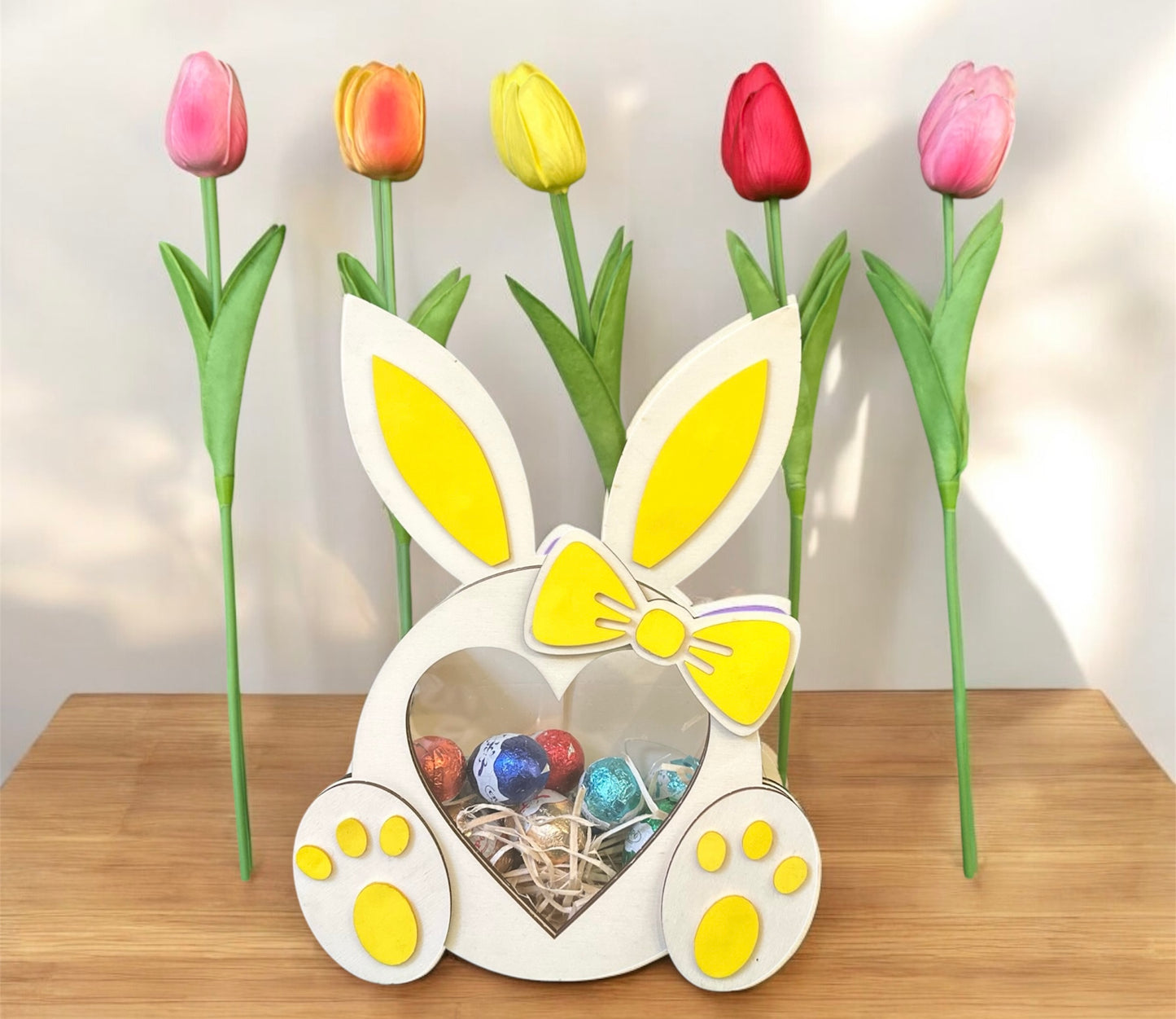 Coniglietto di Pasqua in Legno