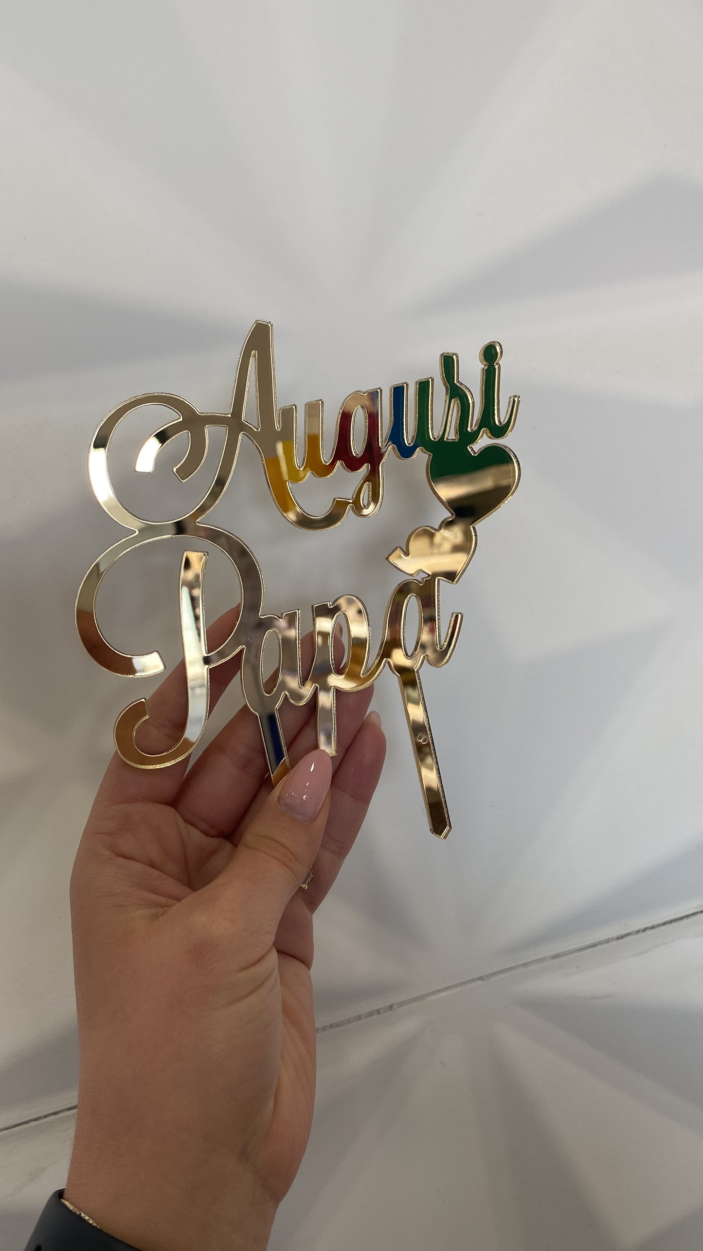 Cake Topper Auguri Papà