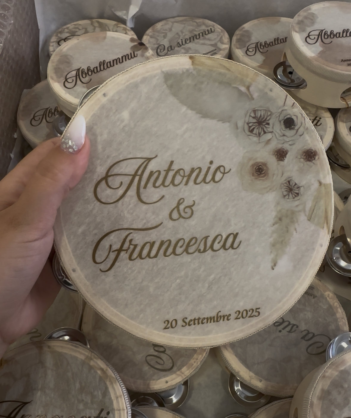 Tamburelli con piattini
