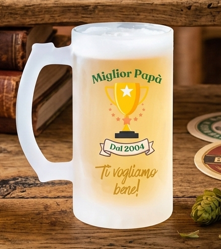 Boccale di Birra Miglior Papà