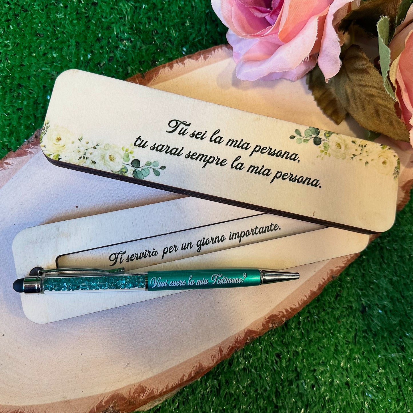 Cofanetto in legno e Penna personalizzati