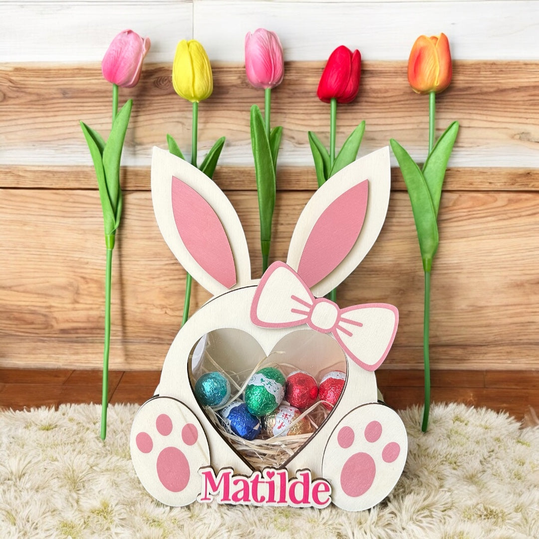 Coniglietto di Pasqua in Legno