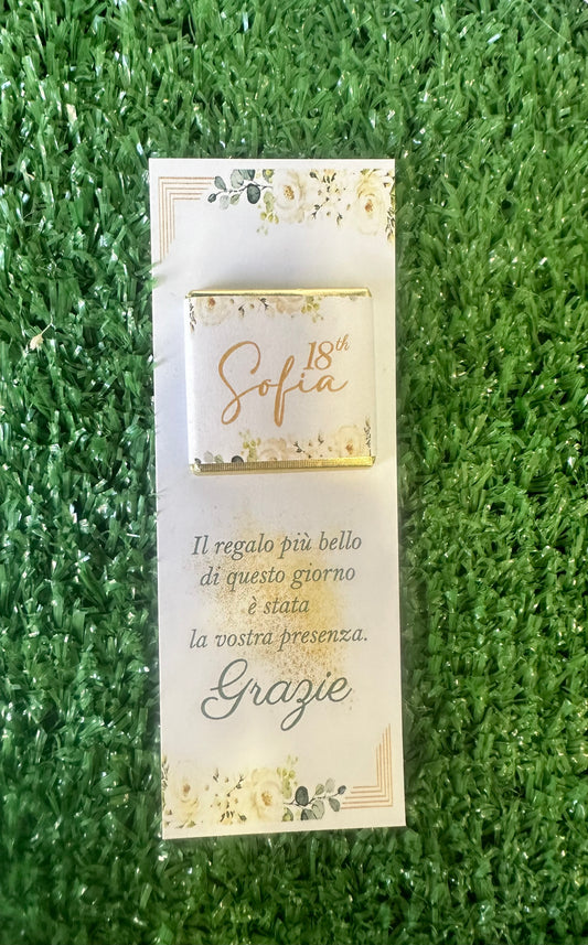 Segnaposti con cioccolata (20pz)