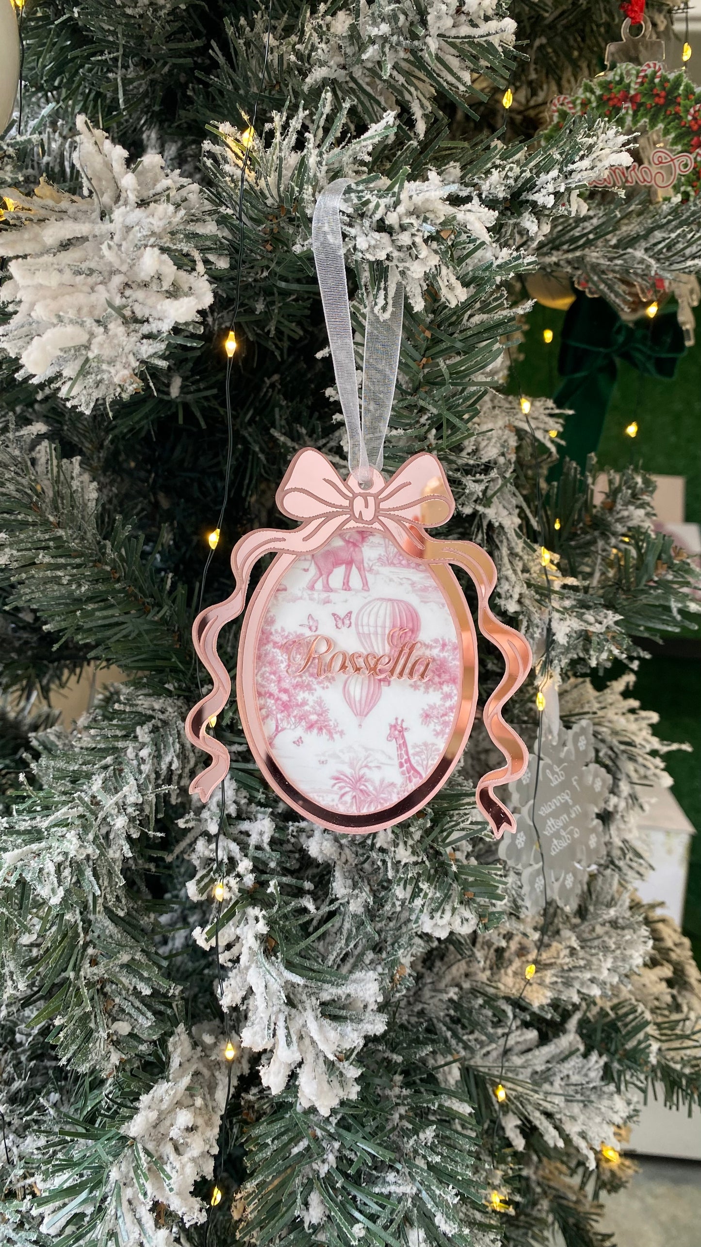 Decorazione Vintage Frame Pink