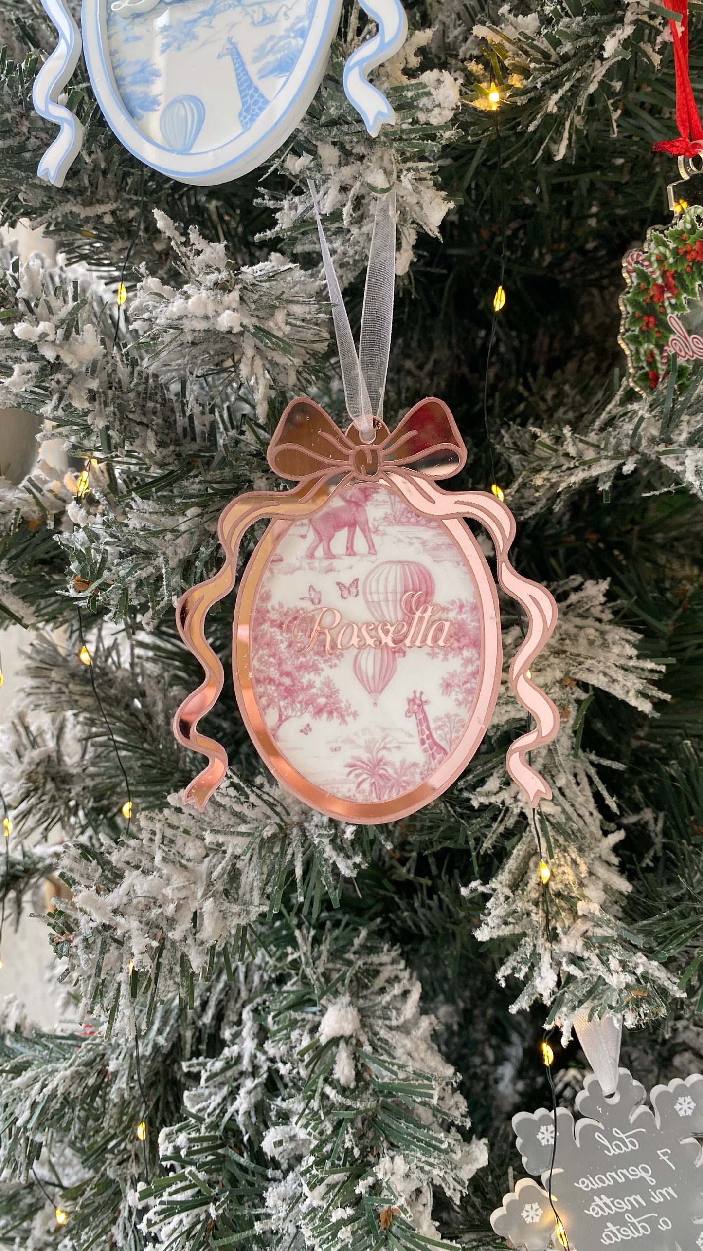 Decorazione Vintage Frame Pink