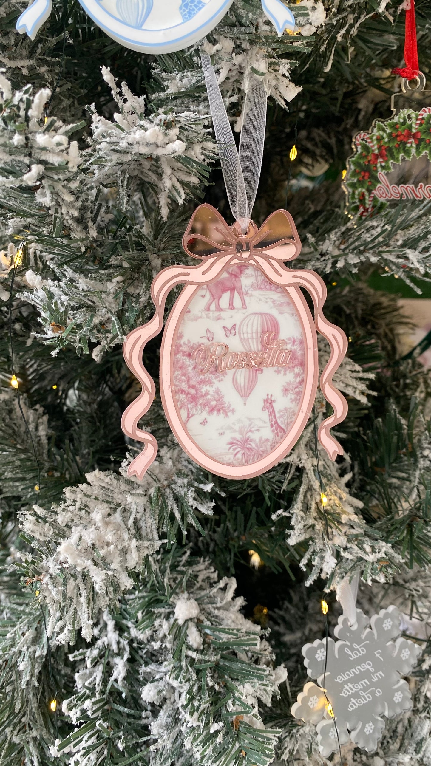 Decorazione Vintage Frame Pink